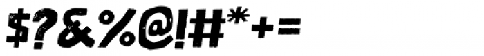 Zurita Oblique Font OTHER CHARS