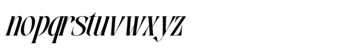 Zurse Fashion Italic Font LOWERCASE