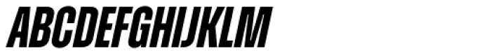 Zuume Bold Italic Font UPPERCASE