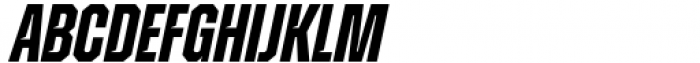 Zuume Edge Cut Bold Italic Font LOWERCASE