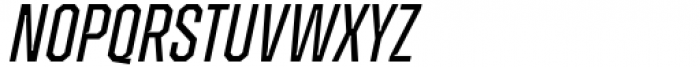 Zuume Edge Cut Italic Font LOWERCASE