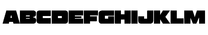 ZugCondensedEtc Black Font UPPERCASE