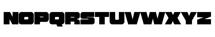 ZugCondensedEtc Black Font UPPERCASE