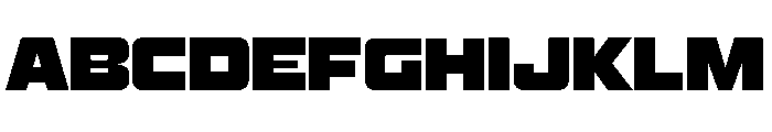 ZugCondensedEtc Bold Font UPPERCASE