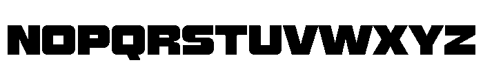 ZugCondensedEtc Bold Font UPPERCASE
