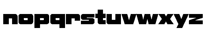 ZugCondensedEtc Bold Font LOWERCASE