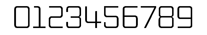 ZugCondensedEtc Extralight Font OTHER CHARS