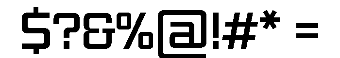ZugCondensedEtc Light Font OTHER CHARS