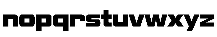 ZugCondensedEtc Medium Font LOWERCASE