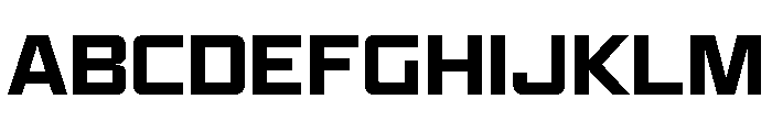ZugCondensedEtc Regular Font UPPERCASE