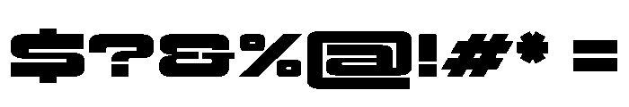 Zugetc Bold Font OTHER CHARS