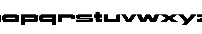 Zugetc Bold Font LOWERCASE