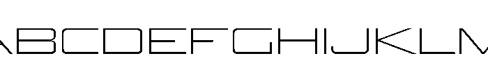 Zugetc Extralight Font UPPERCASE