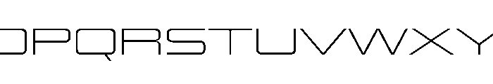 Zugetc Extralight Font UPPERCASE