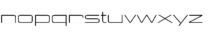 Zugetc Extralight Font LOWERCASE