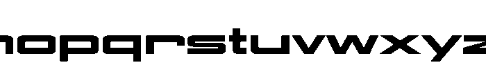 Zugetc Medium Font LOWERCASE