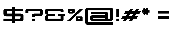 Zugetc Regular Font OTHER CHARS