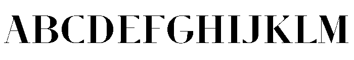 Zukunft Display Font UPPERCASE