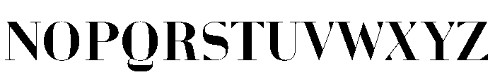 Zukunft Display Font UPPERCASE