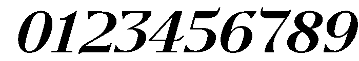 Zukunft Italic Font OTHER CHARS