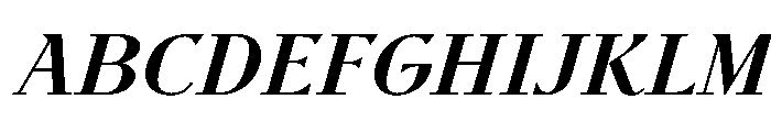 Zukunft Italic Font UPPERCASE
