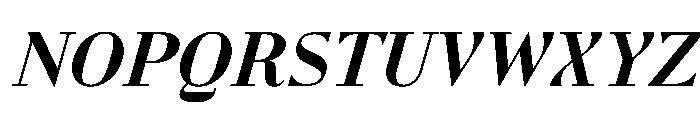 Zukunft Italic Font UPPERCASE