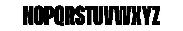 Zuume Black Font UPPERCASE