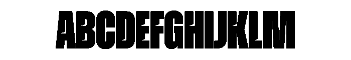 Zuume CutBlack Font UPPERCASE
