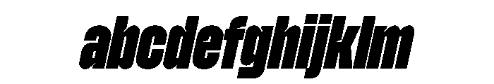 Zuume CutBlackItalic FONT