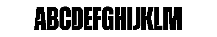 Zuume CutExtraBold Font UPPERCASE