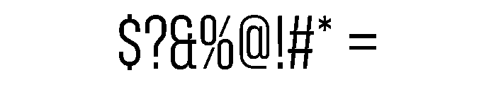 Zuume CutLight Font OTHER CHARS
