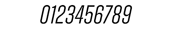 Zuume CutLightItalic Font OTHER CHARS