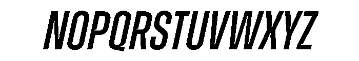 Zuume CutMediumItalic Font UPPERCASE
