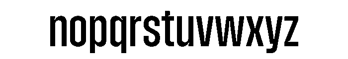 Zuume CutMedium Font LOWERCASE