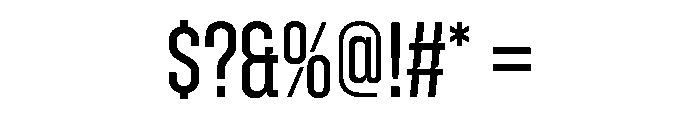 Zuume CutRegular Font OTHER CHARS