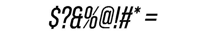 Zuume CutRegularItalic Font OTHER CHARS