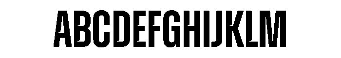 Zuume CutSemiBold Font UPPERCASE