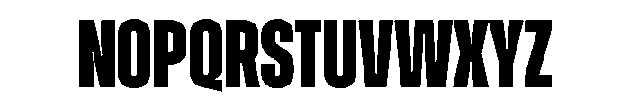 Zuume ExtraBold Font UPPERCASE