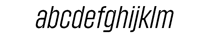 Zuume LightItalic FONT