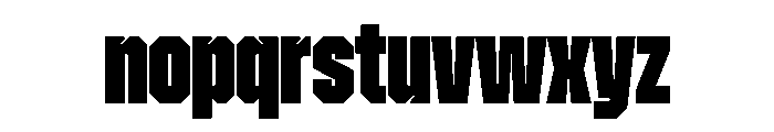 ZuumeEdge Black Font LOWERCASE