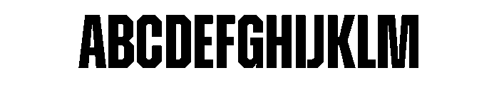 ZuumeEdge Bold Font UPPERCASE