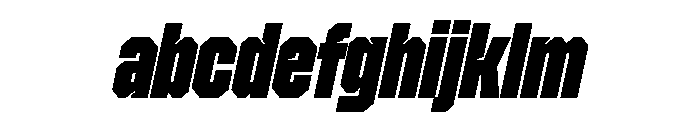 ZuumeEdge CutBlackItalic FONT