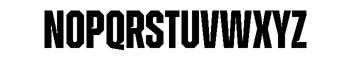 ZuumeEdge CutBold Font UPPERCASE