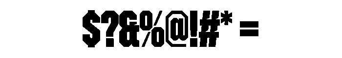 ZuumeEdge CutExtraBold Font OTHER CHARS