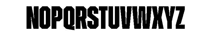 ZuumeEdge CutExtraBold Font UPPERCASE