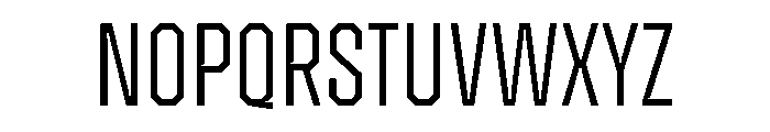 ZuumeEdge CutLight Font UPPERCASE