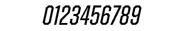 ZuumeEdge CutRegularItalic Font OTHER CHARS