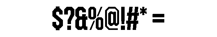 ZuumeEdge CutSemiBold Font OTHER CHARS