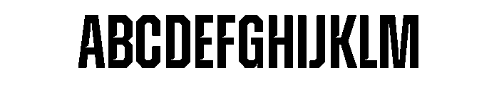 ZuumeEdge CutSemiBold Font UPPERCASE