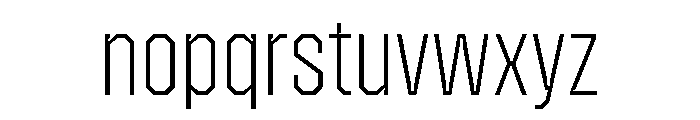 ZuumeEdge CutVariable Font LOWERCASE